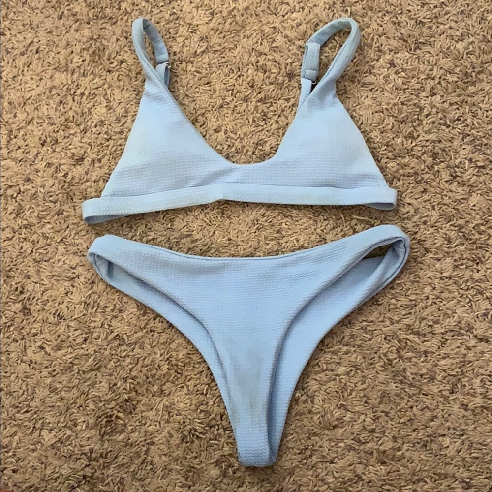 ❄️Baby blue bikini set❄️